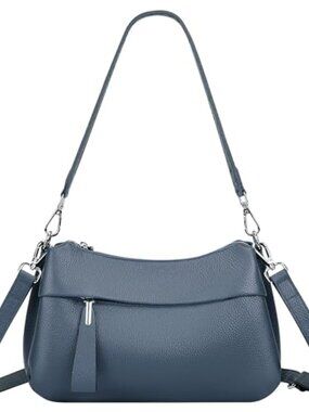 🆕 Genuine Leather Crossbody Bags for Women Small Hobo Handbags Shoulder Purses